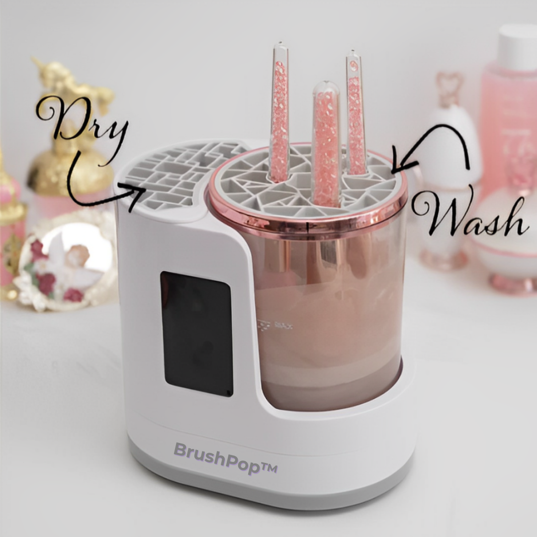 BrushPop™ — The Electric Makeup Brush Cleaner